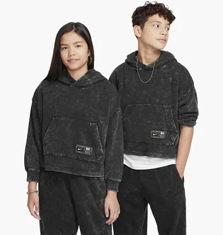 Худі дитяче Nike Cob Flc Po Hoodie Wash Black FZ5266-010