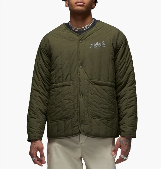 Куртка мужская Air Jordan Flight Heritage Liner Jacket Olive DX4349-045