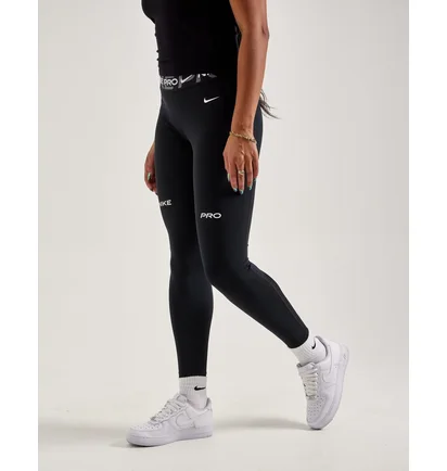 Леггинсы женские Nike Pro Mid-Rise Graphic Leggings Black FV7397-010