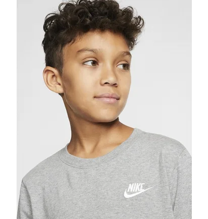 Футболка детская Nike B Nsw Tee Emb Futura Grey AR5254-063