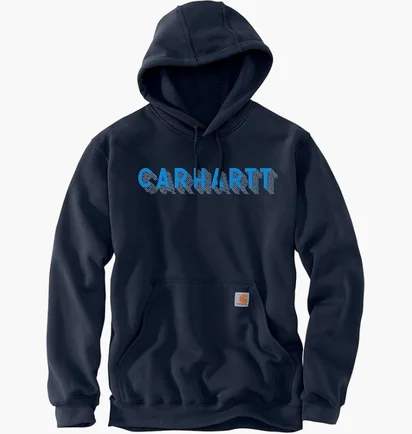 Худи мужское Carhartt Rain Defender Blue IO5944-472