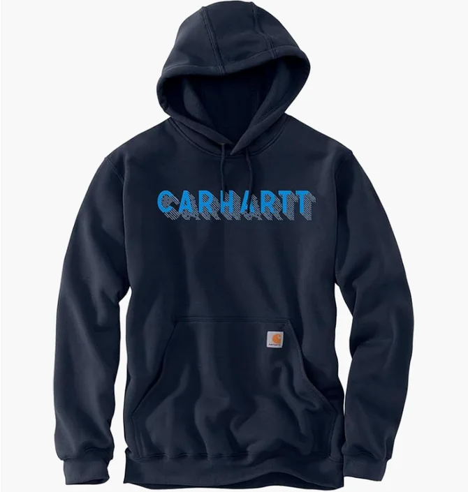Худи мужское Carhartt Rain Defender Blue IO5944-472