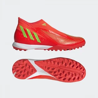 Сороконіжки унісекс Adidas Predator Edge.3 Laceless Turf Soccer Shoes Red Gv8533
