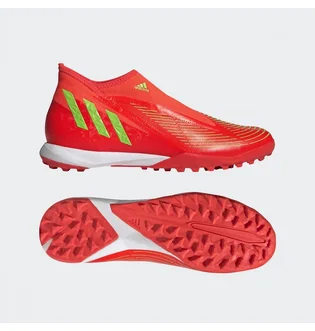 Сороконіжки унісекс Adidas Predator Edge.3 Laceless Turf Soccer Shoes Red Gv8533