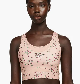 Топ женский Nike Dri-Fit Swoosh Icon Clash Print Peach DM0639-609