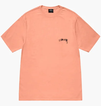 Футболка мужская Stussy Pigment Dyed Snake Peach 1905126-20117