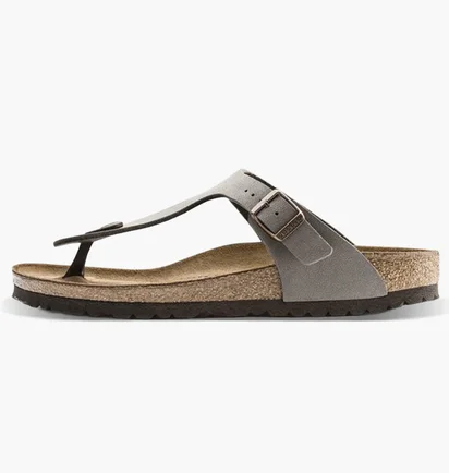 Сандалі унісекс BIRKENSTOCK Gizeh Birko-Flor Nubuck Grey 0043393