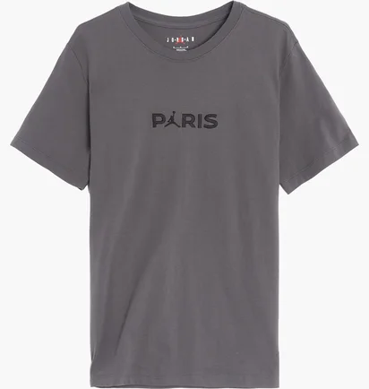 Футболка мужская Air Jordan X Psg Wordmark T-Shirt Grey DZ2940-068