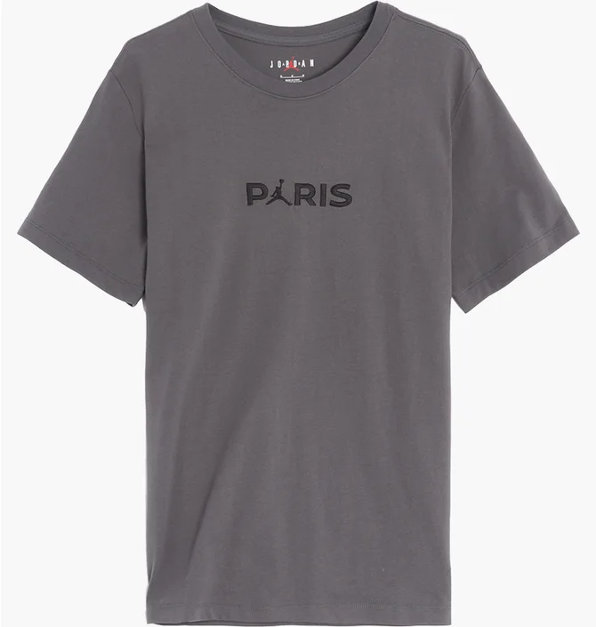 Футболка мужская Air Jordan X Psg Wordmark T-Shirt Grey DZ2940-068