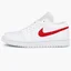 Кроссовки женские Nike Air Jordan 1 Low Wmns White University Red Ao9944-161