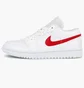 Кроссовки женские Nike Air Jordan 1 Low Wmns White University Red Ao9944-161