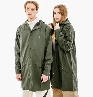 Пальто унисекс Rains Jackets Green 1202-GREEN