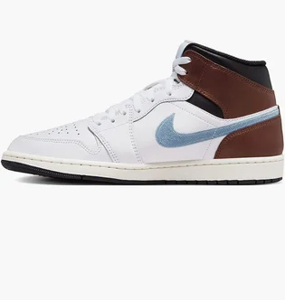 Кроссовки мужские Air Jordan 1 Mid Se White FQ7831-142
