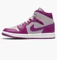 Кросівки жіночі Air Jordan 1 Mid Violet/Grey Bq6472-501