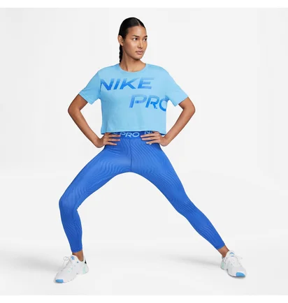 Футболка женская Nike Pro Grx Light Blue FQ4985-412