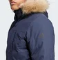 Парка мужская Adidas Hooded Fur Parka Blue IK0552