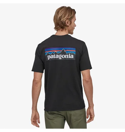 Футболка мужская Patagonia P-6 Logo Responsibili-Tee Black BLK38504