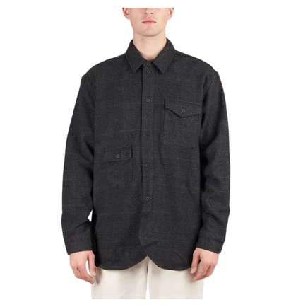Рубашка унисекс Han Kjobenhavn Army Overshirt Black M-130958