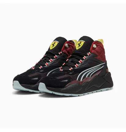 Кроссовки мужские Puma Ferrari Rs-X Mid Black 307959-03