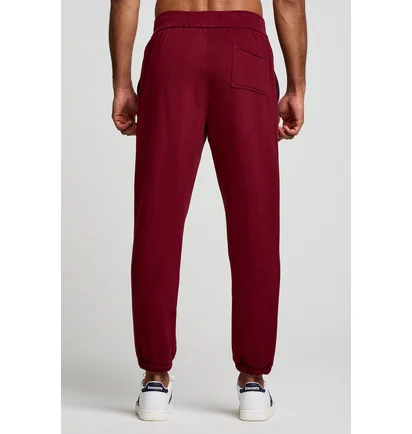 Штаны унисекс Saucony Recovery Sweatpant Bordo 800049-SUA3
