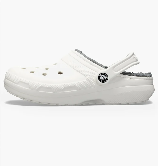 Тапочки унісекс Crocs Classic Lined Clog White 203591-10M