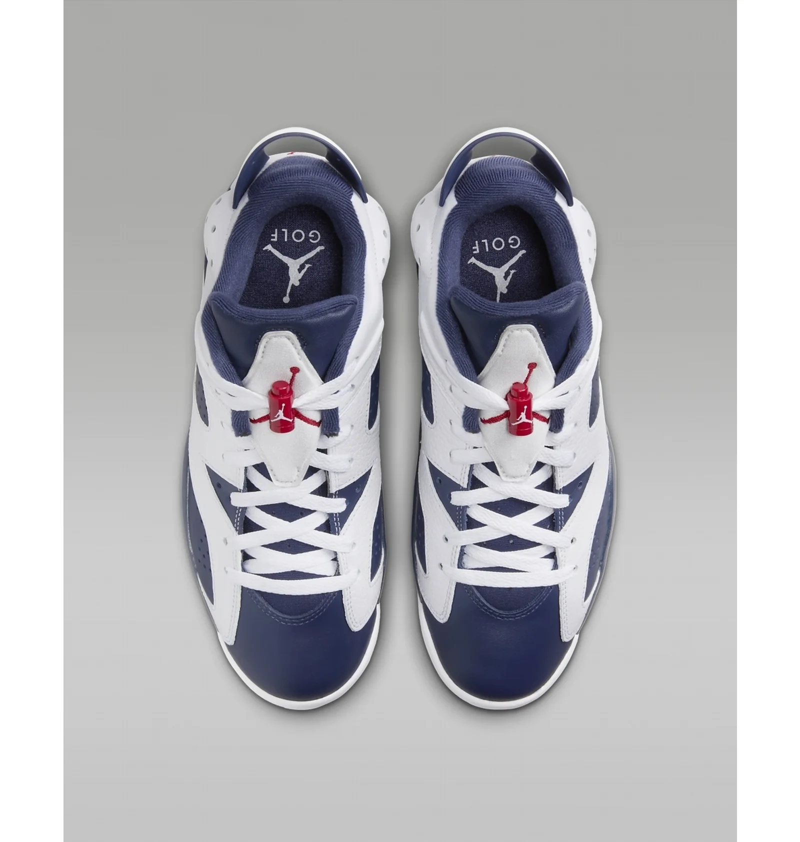 ᐉ Кроссовки мужские Air Jordan Retro 6 G Golf Shoes White/Blue