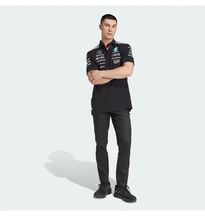 Поло чоловіче Adidas Mercedes - Amg Petronas Formula One Team Black JW5391