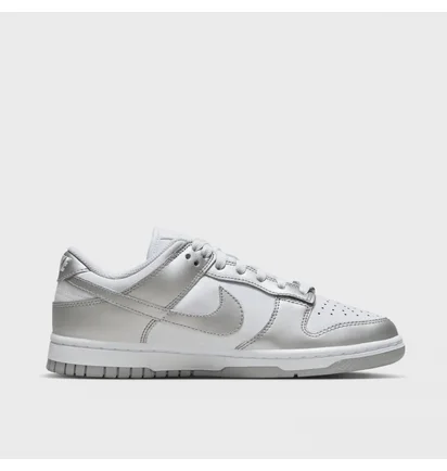 Кроссовки женские Nike Dunk Low Metallic/White FV1311-100