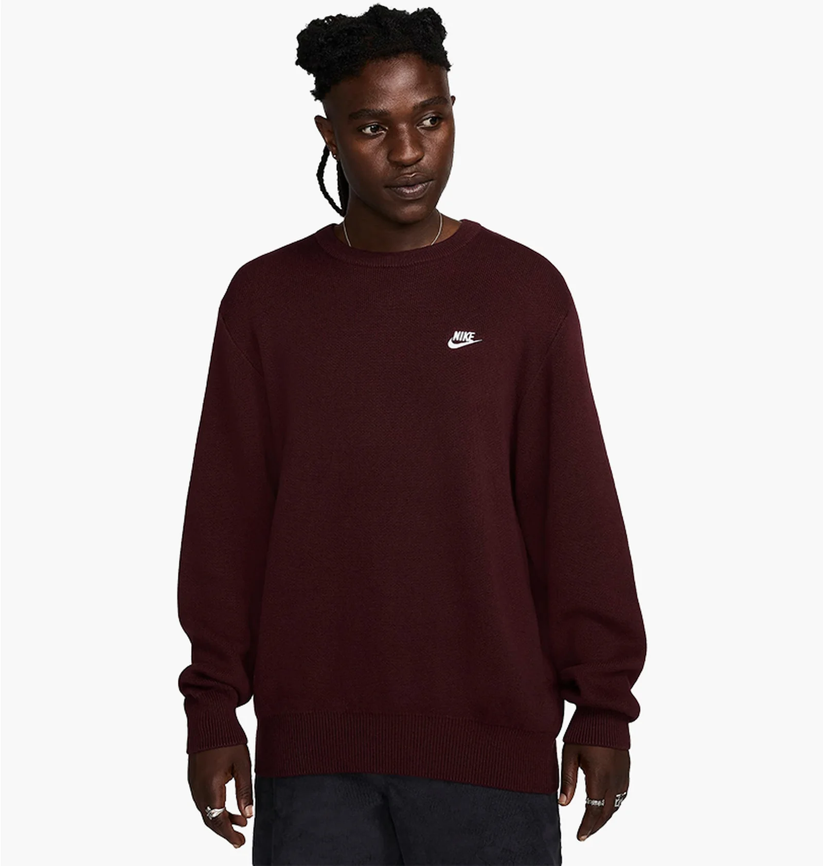 ᐉ Свитшот мужской Nike Club Crew-Neck Sweater Brown FQ2912-652