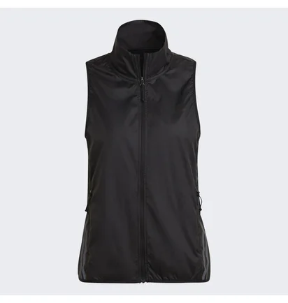 Жилетка жіноча Adidas Run Icon 3-Stripes Running Wind Vest Black H56805