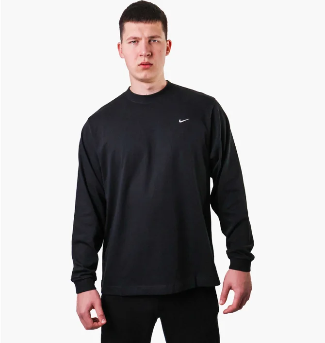 Лонгслив мужской Nike Solo Swoosh Black Dx0884-010