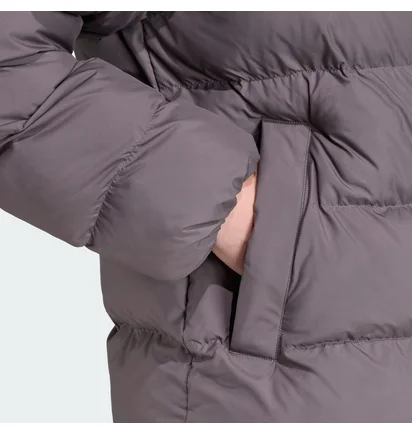 Пуховик чоловічий Adidas Tonal Hooded Originals Grey JX4122