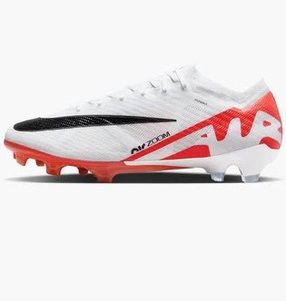 Бутси унісекс Nike Mercurial Vapor 15 Elite Firm Ground Soccer Cleats White/Orange DJ4978-600