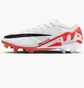 Бутси унісекс Nike Mercurial Vapor 15 Elite Firm Ground Soccer Cleats White/Orange DJ4978-600