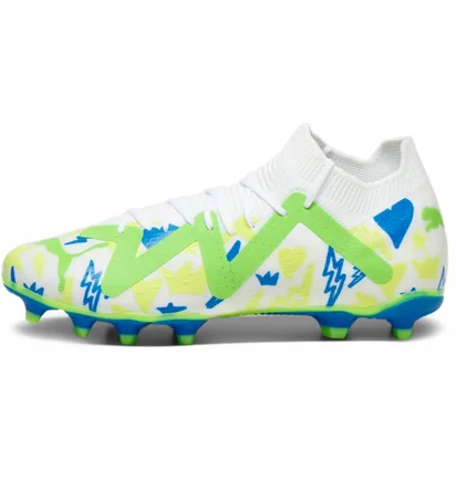 Бутсы унисекс Puma Football Shoes Future Match Njr Fg/Ag White 107612-01