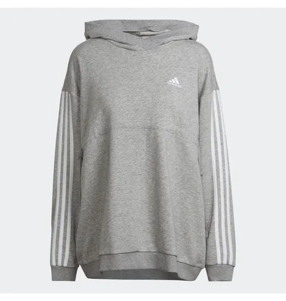 Худи женское Adidas Essentials Cotton 3-Stripes Hoodie (Maternity) Grey Hd6755