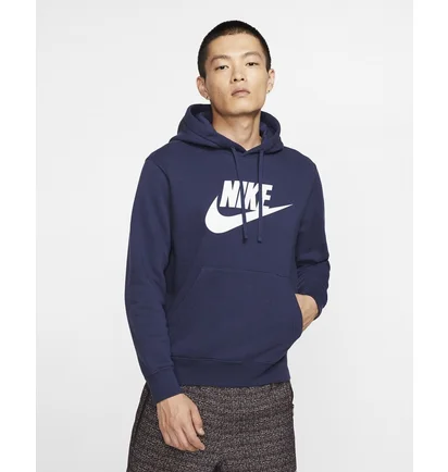 Худи мужское Nike M NSW CLUB HOODIE PO BB GX Blue BV2973-410