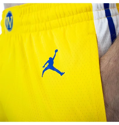 Шорти чоловічі Nike Nba Golden State Warriors Swingman Yellow/Blue CV9560-728