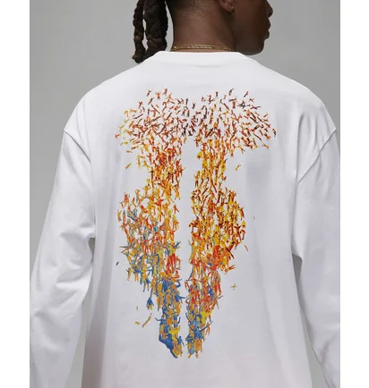 Лонгслив мужской Air Jordan T-Shirt Wings Paris 85 White FJ8916-100