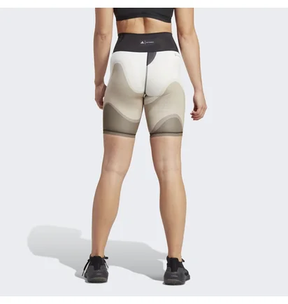 Шорты женские Adidas X Marimekko Optime Training Bike Short Tights Beige HR8181