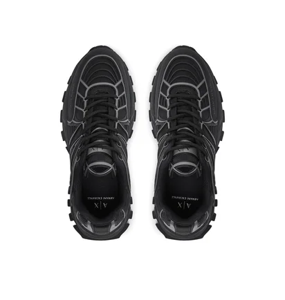 Кроссовки мужские Armani Exchange Sneakers Black XUX238-XV907-U314
