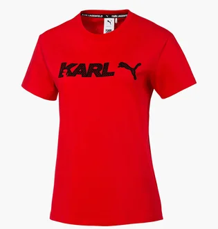 Футболка жіноча Puma Х Karl Lagerfeld Red 595565