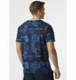 Футболка мужская Helly Hansen Newport T-Shirt Black/Blue 34303-585
