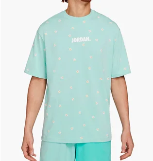 Футболка чоловіча Air Jordan M J Jmc Ss Ctn Aop Tee Turquoise CZ5185-382