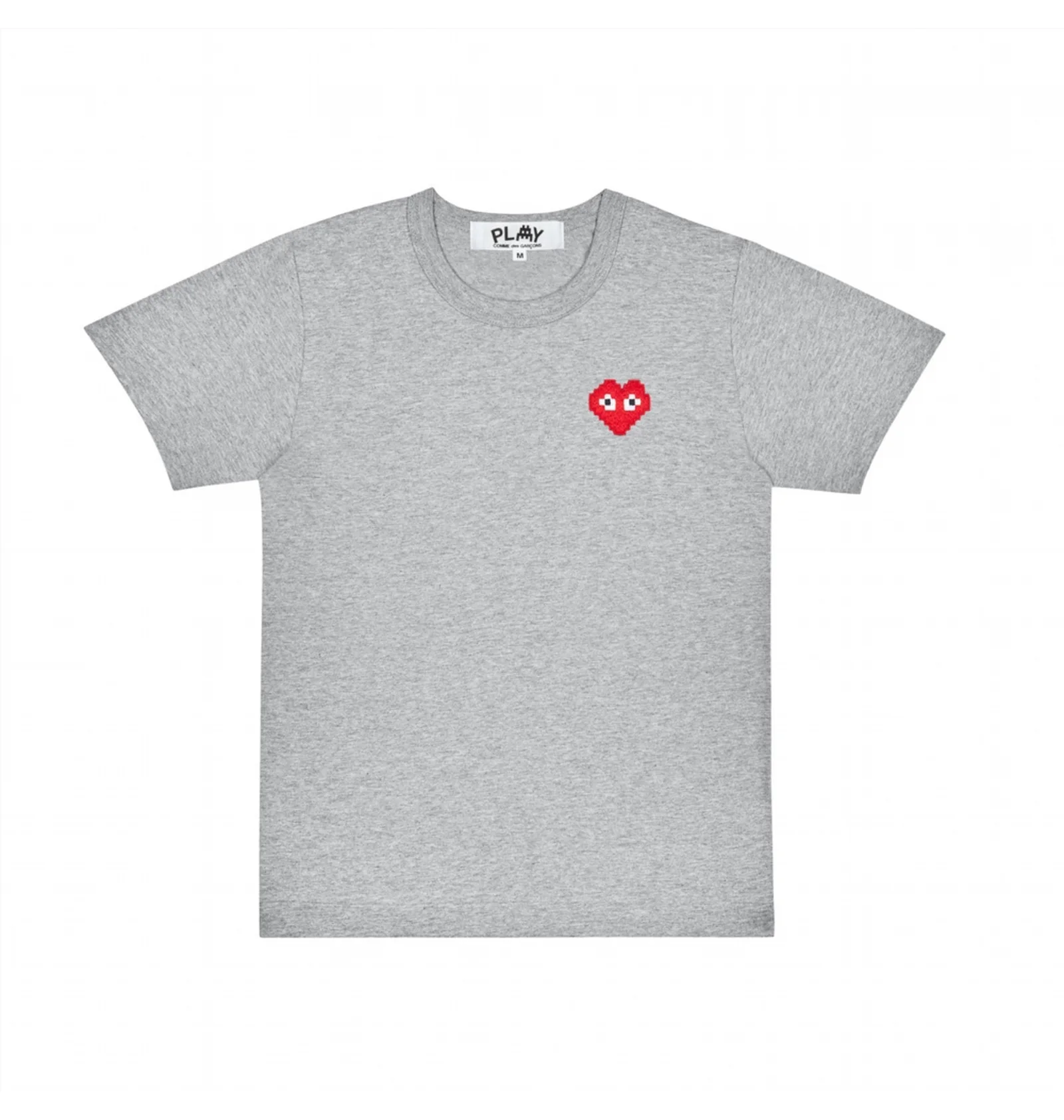 ᐉ Футболка мужская Comme des Garcons Invader Pixel Heart Tee Grey