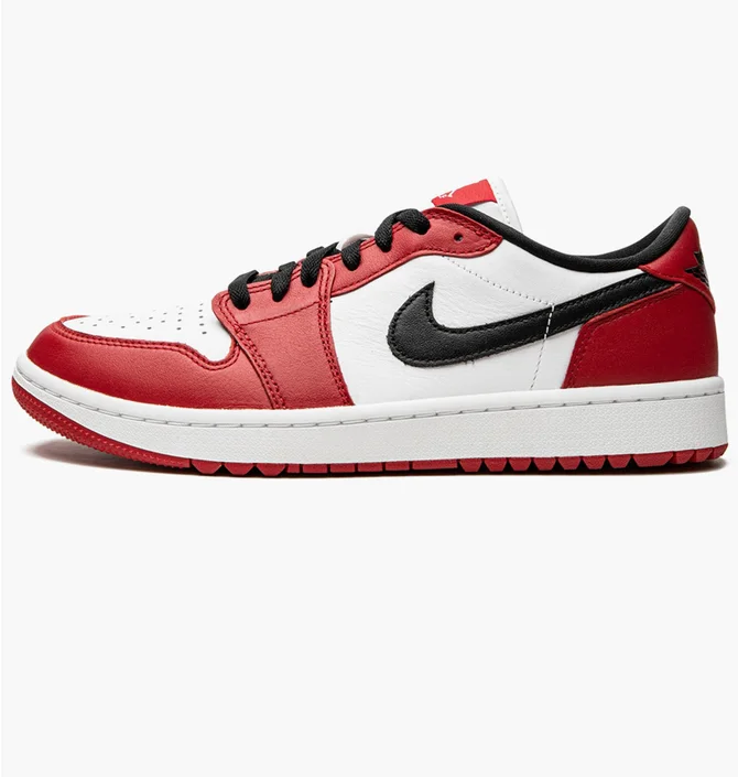Кросівки чоловічі Air Jordan 1 Low Golf White/Red DD9315-600