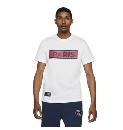 Футболка чоловіча Nike Air Jordan Psg Wordmark Tee White DB6510-100