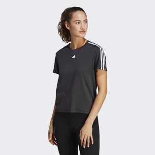 Футболка жіноча Adidas Aeroready Train Essentials 3-Stripes Tee Grey Ic5039