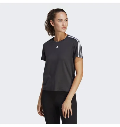 Футболка жіноча Adidas Aeroready Train Essentials 3-Stripes Tee Grey Ic5039