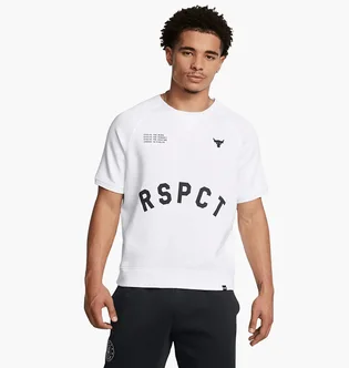 Футболка мужская Under Armour Project Rock Icon Fleece White 1386884-100